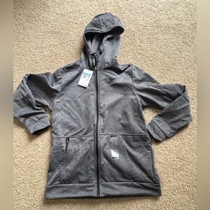 NEW Nike Men's Therma-Fit Full Zip Hoodie Charcoal Heather Size MED CU6231-071